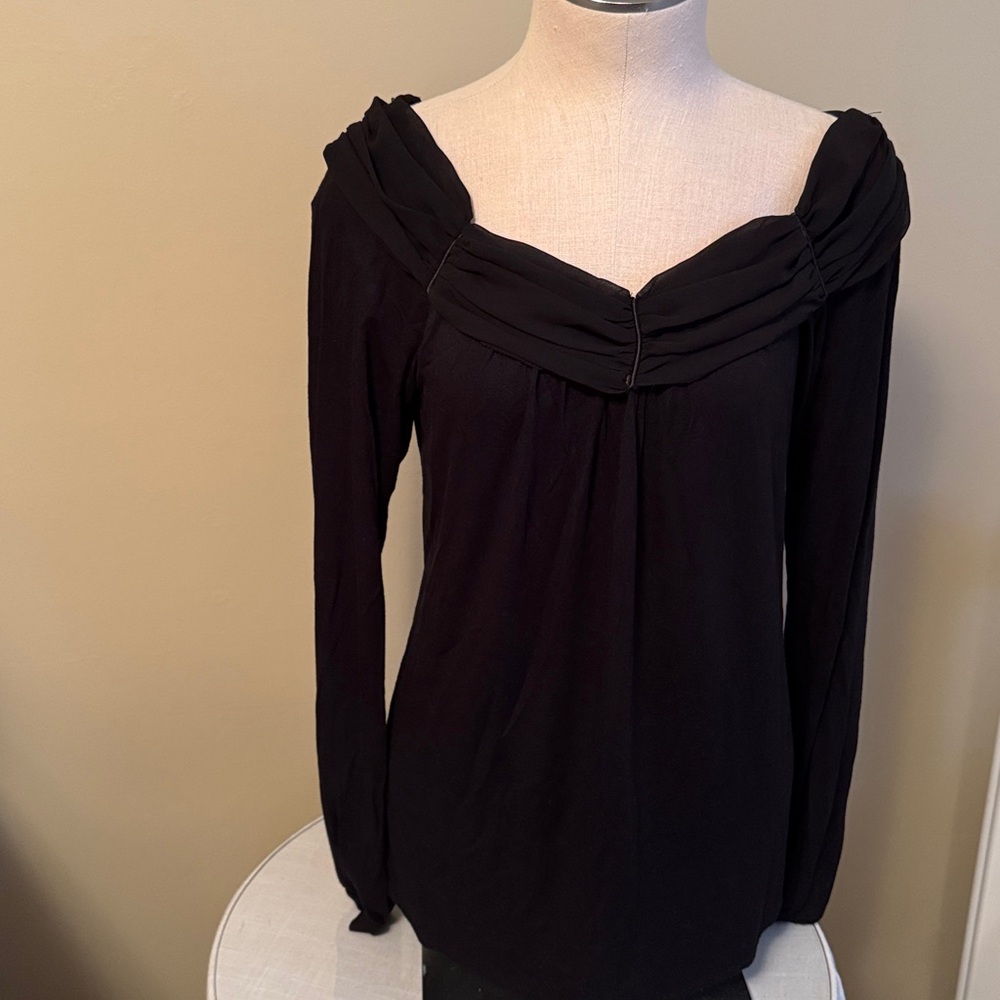 INC International Concepts Black Top Sz L great for date night Christmas or NYE
